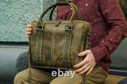 Handmade Leather Document Bag for Men StyleMen Vintage Crazy Horse Design