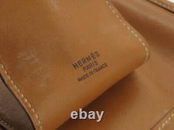 Hermes Vintage Horse Bit Brown Leathe Mini Shoulder Bag Ey131