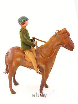 Horse English Leather Edith Reynolds Doll Handmade England Vtg 1960 Saddle Toy