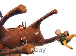 Horse English Leather Edith Reynolds Doll Handmade England Vtg 1960 Saddle Toy