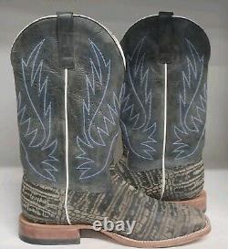 Horse Power 13 Coco Caiman Print Western Boot Grey Mens Size 13D