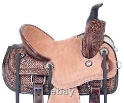 Horse Saddle Western Pleasure Trail Roping Ranch Work Leather Tack 12 13 14