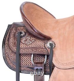 Horse Saddle Western Pleasure Trail Roping Ranch Work Leather Tack 12 13 14