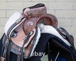 Horse Saddle Western Used Pleasure Trail Roping Ranch Leather Tack 12 13 14