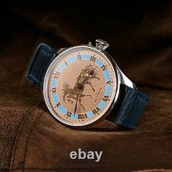 Horse watch, vintage watch, pocekt watch, vintage timepiece, mens wristwatches, watch