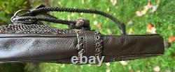 ISABELLA FIORE GLORY MOLLY Knit/Crocheted Tasseled MG Handbag HOBO RARE MG