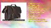 Kattee Real Leather 16 Laptop Briefcase Large Messenger