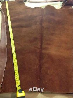 Leather Chaps, vintage artisan made, horse or motorcycle, NEW PRICE
