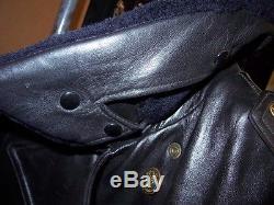 Leather Jacket vintage NYC Mounted police, horse hide