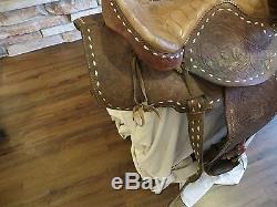 Leather Vintage 16 Horse Saddle
