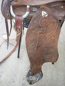 Leather Vintage Horse Saddle