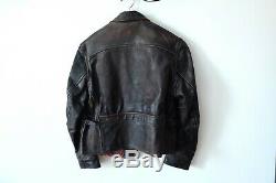 Levis Vintage Clothing LVC X Aero Ruff Ready Horse Hide Leather Biker Jacket L