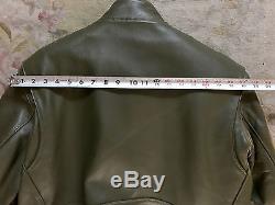 Lost Worlds, Horse Hide Leather Motorcycle Jacket. Easy Rider Cafe Racer Style
