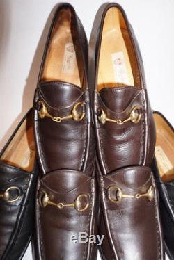 Lot 3 Pairs of Gucci Shoes Mis Matched Size 43 44 44.5 US 10.5 Horse Bit Vintage