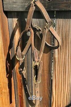 Lot Of Vintage HORSE TACK BRIDLES BITS Leather 12 Pieces 18 Pounds