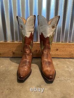 Lucchese Rare Vintage Charlie Horse 1 Saguaro Boots 8