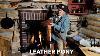 Making An 18 Th Century Leather Pony Bodger Saddle Stitch Leather Bag Colonial History