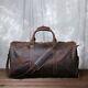 Male Carry-on Bag Horse Leather Travel Bag Layer Cowhide Capacity Shoulder Bag