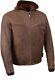 Mens Motorcycle Scoter Vintage Crazy Horse Brown Leather Jacket with Hoodie