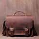 Messenger Bag Vintage Genuine Leather Satchel Crossbody Shoulder Travel Bookbag