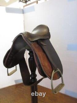Miniature Vintage Leather Saddle