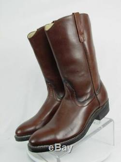 NEW Vintage USA RED WING 1472 Men 11-A Brown Leather Western Horse Cowboy Boots