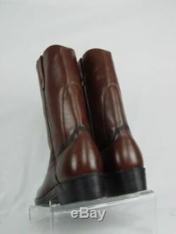 NEW Vintage USA RED WING 1472 Men 11-A Brown Leather Western Horse Cowboy Boots