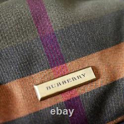 NWT Burberry Vintage House Check Webbing Marlow Tote Bag Orange Brown NEW $995