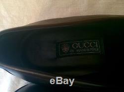 New Mens Gucci Horsebit 42.5 Leather Black Brassbit Vintage Loafers Horse Bit