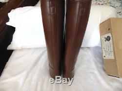 New Old Stock 1960's English Equestrian Horse Riding Boots / Blue Ribbon 8.5 Box