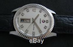 Nice & Rare Vintage Rado Silver Horse Automatic 25 Jewels Swiss Made Watch