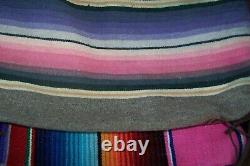 OOAK Large Custom Design Serape Needlepoint Horse Leather Fringe Western Purse