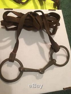 Old Horse Riding Gear Antique Leather Vintage Harness Tack Horse Barn Farm Items
