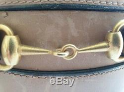 Orig. GUCCI Pipe Holder Pfeifenhalter Leather Brass Horsebit Vintage Deko Tabak