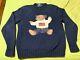 PRISTINELIMITED POLO Ralph Lauren Sit Down Bear Hand Knit Sweater Vintage