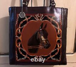 Patricia Nash Equestrian Horse Handbag NWT