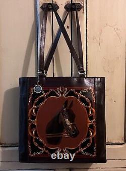 Patricia Nash Equestrian Horse Handbag NWT