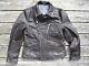Pegasus leather jacket, horse hide jacket, halfbelt jacket, excl condt, size 40