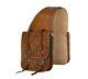 Premium Quality Leather Western Handmade Vintage Saddle Bag for Horse saddle