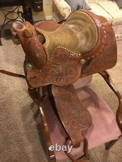 Price McLaughlin Vintage Saddle Horse Riding Leather Brown
