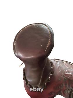 Quality Vintage Western Ranch -Trail Saddle Custom Made Great Condition