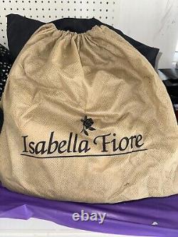 RARE Isabella Fiore Vintage Leather Exterior Horse Beaded Bag With Bag