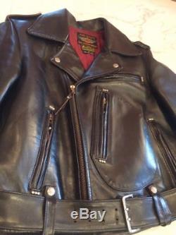 REAL McCOY x HARLEY DAVIDSON 50s Vintage JKT Horse Biker Riders Leather Jacket