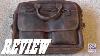 Review Kattee Leather 16 Laptop Bag Briefcase