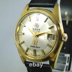 Rado Golden Horse Automatic Date Men's Gold Silver Vintage Watch Swiss Made