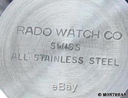 Rado Purple Horse Swiss Made Vintage 1960s Men Stainless St Auto 36mm Watch o187