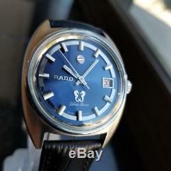 Rado Vintage Silver Horse 1968 Automatic 36mm Mens Stainless Swiss Watch J731