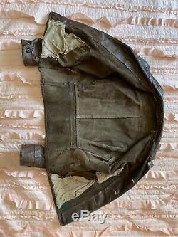 Rare Vintage 1930s horsehide leather jacket, 30s horse hide, Johnny Depp