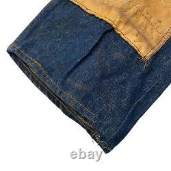 Rare Vintage 60s 70s Levi's Jeans 505 Dark Wash Leather Horse Riding orange tab
