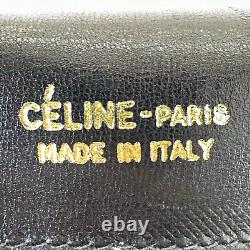 Rare! Vintage CELINE Shoulder bag Horse Carriage Leather 2way Authentic